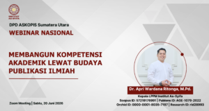 Kepala LPPM Institut As-Syifa Menjadi Narasumber Webinar Nasional Publikasi Ilmiah Berkualitas