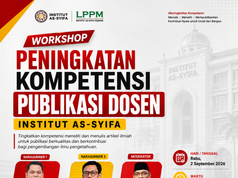 LPPM Institut As-Syifa Gelar Workshop Peningkatan Kompetensi Publikasi Dosen