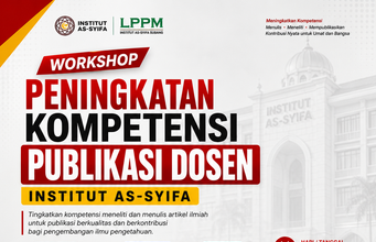 LPPM Institut As-Syifa Gelar Workshop Peningkatan Kompetensi Publikasi Dosen